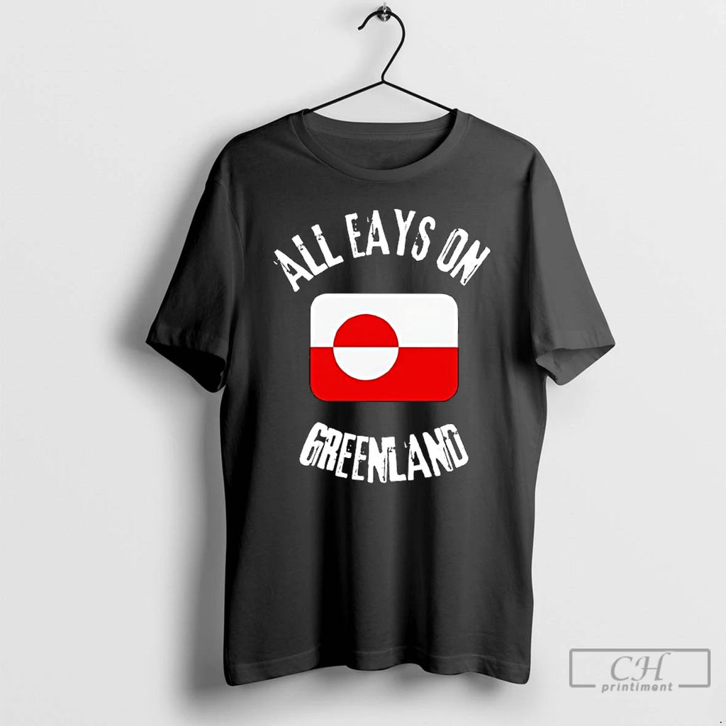 Premium All Eyes On Greenland Flag