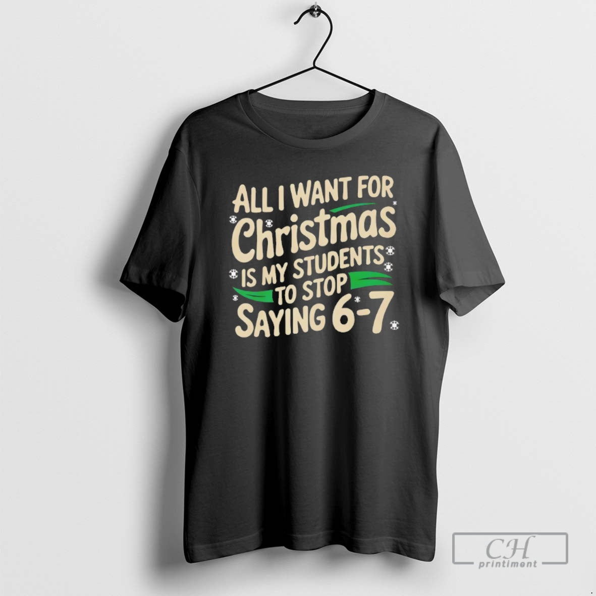 Premium All I Want For Christmas Is My Students To Stop Saying 6 7