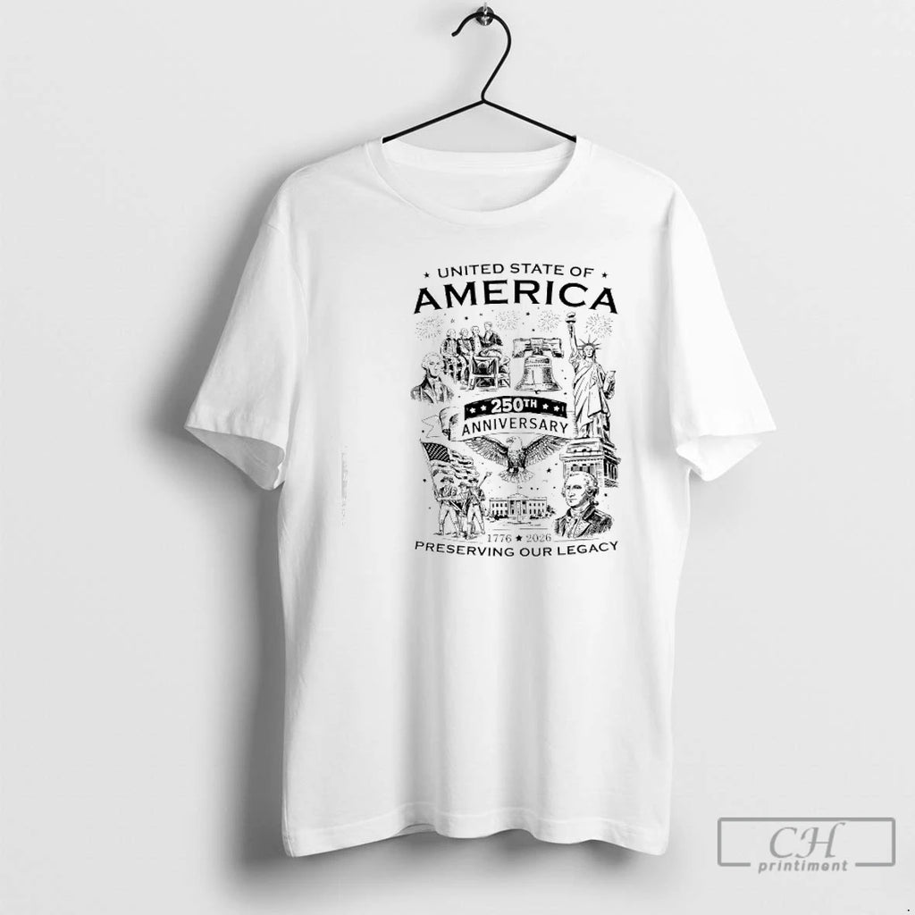 Premium America 250th Anniversary 1776 2026 Usa 250 Years Patriotic