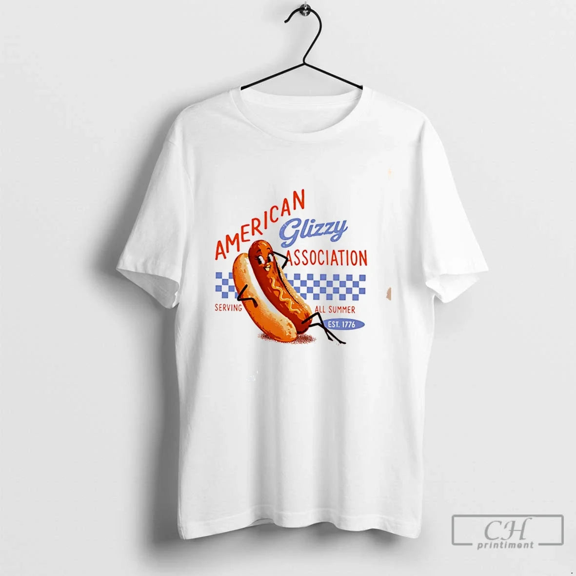 Premium American Glizzy Association Serving All Summer Tee Unisex , , , Long Sleeve Tee