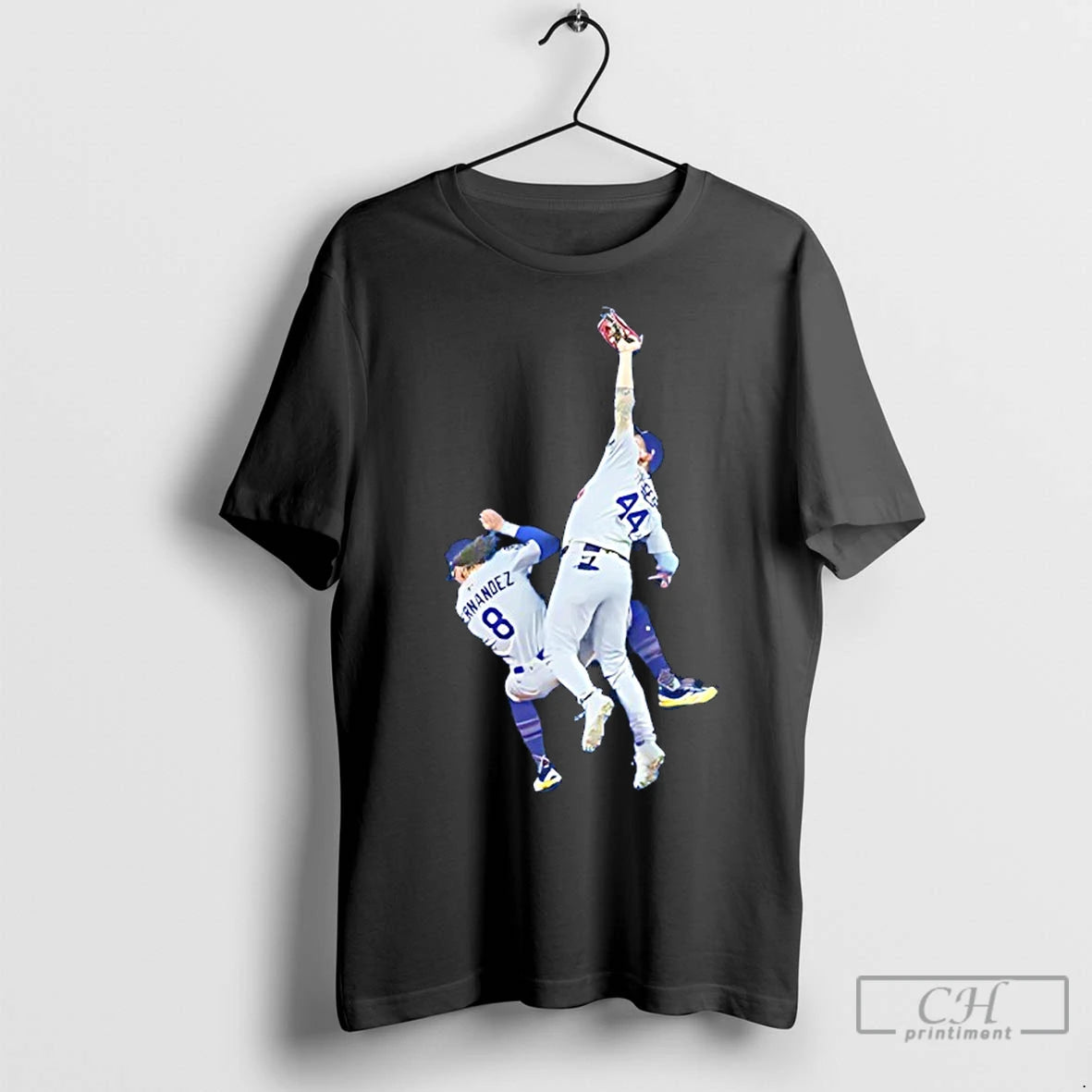 Premium Andy Pages Hitting Kike Hernandez Los Angeles Dodgers