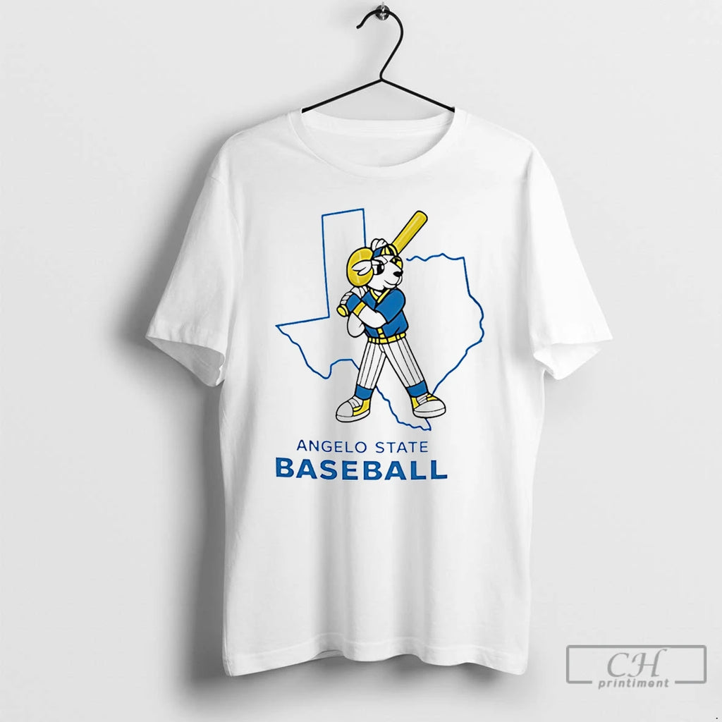 Premium Angelo State Baseball 2026 Mascot State