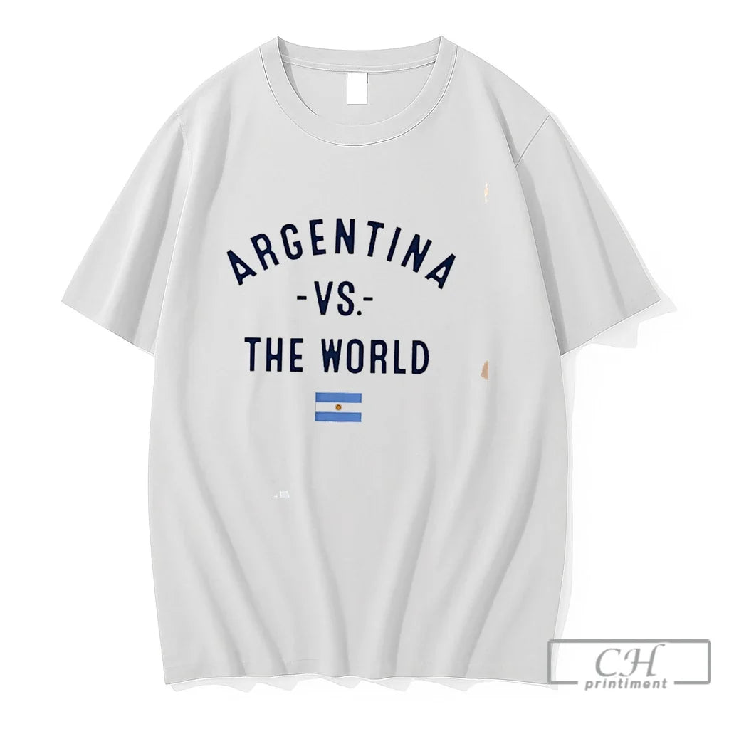 Premium Argentina Vs The World 2026 Flag Tee Unisex , , , Long Sleeve Tee