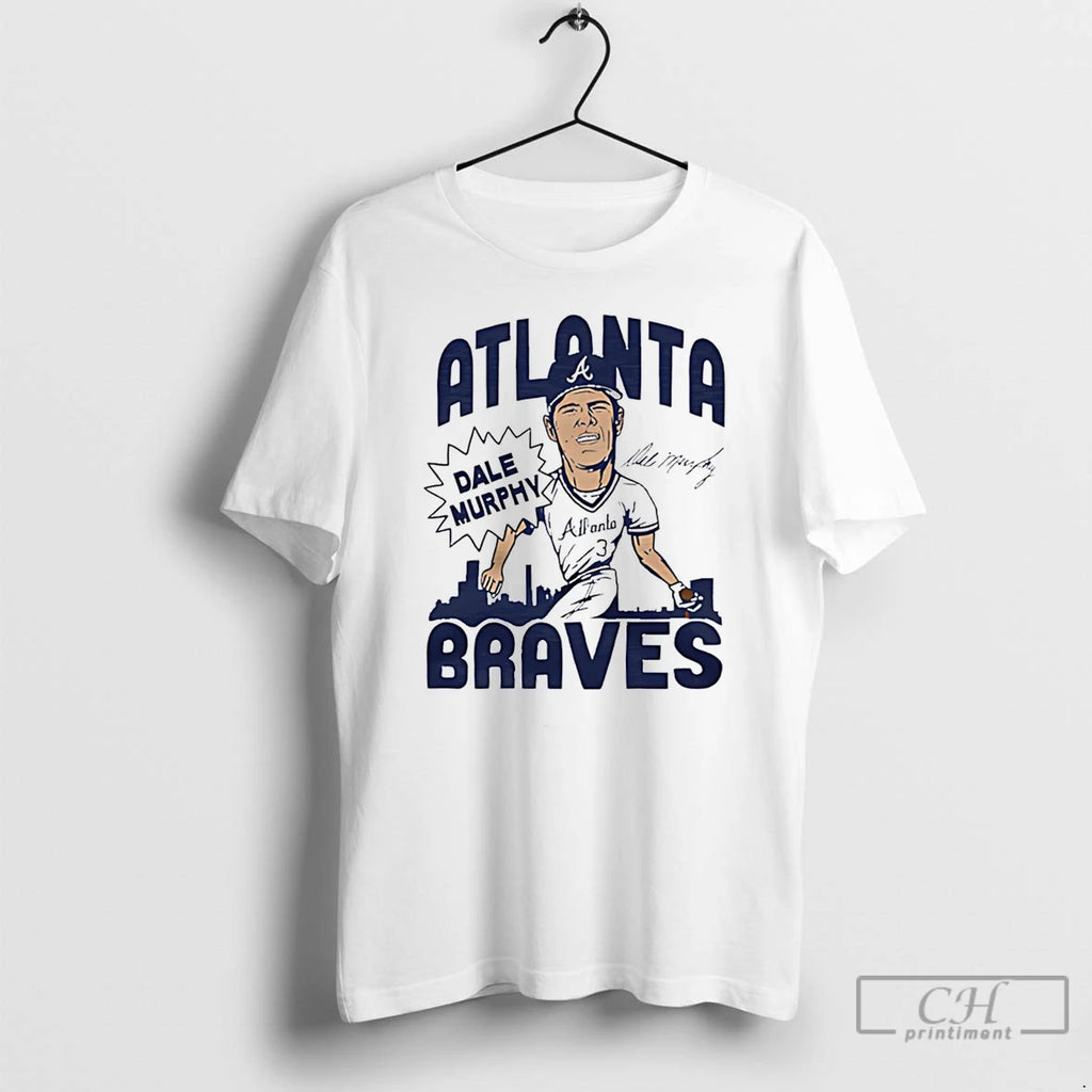 Premium Atlanta Braves Dale Murphy Swing Caricature
