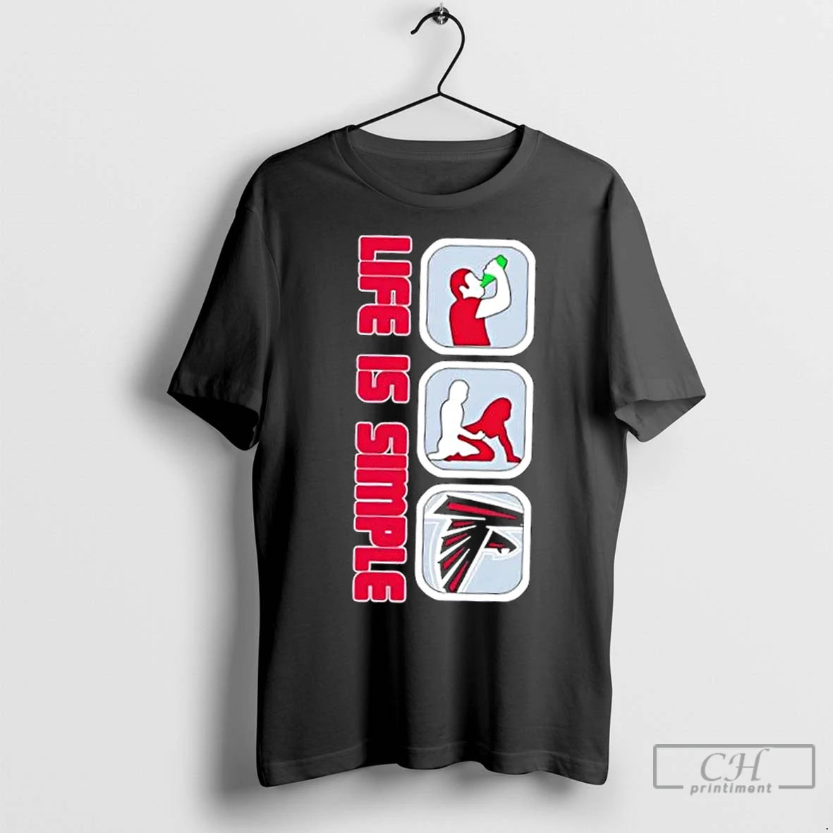 Premium Atlanta Falcons Football Life Is Simple