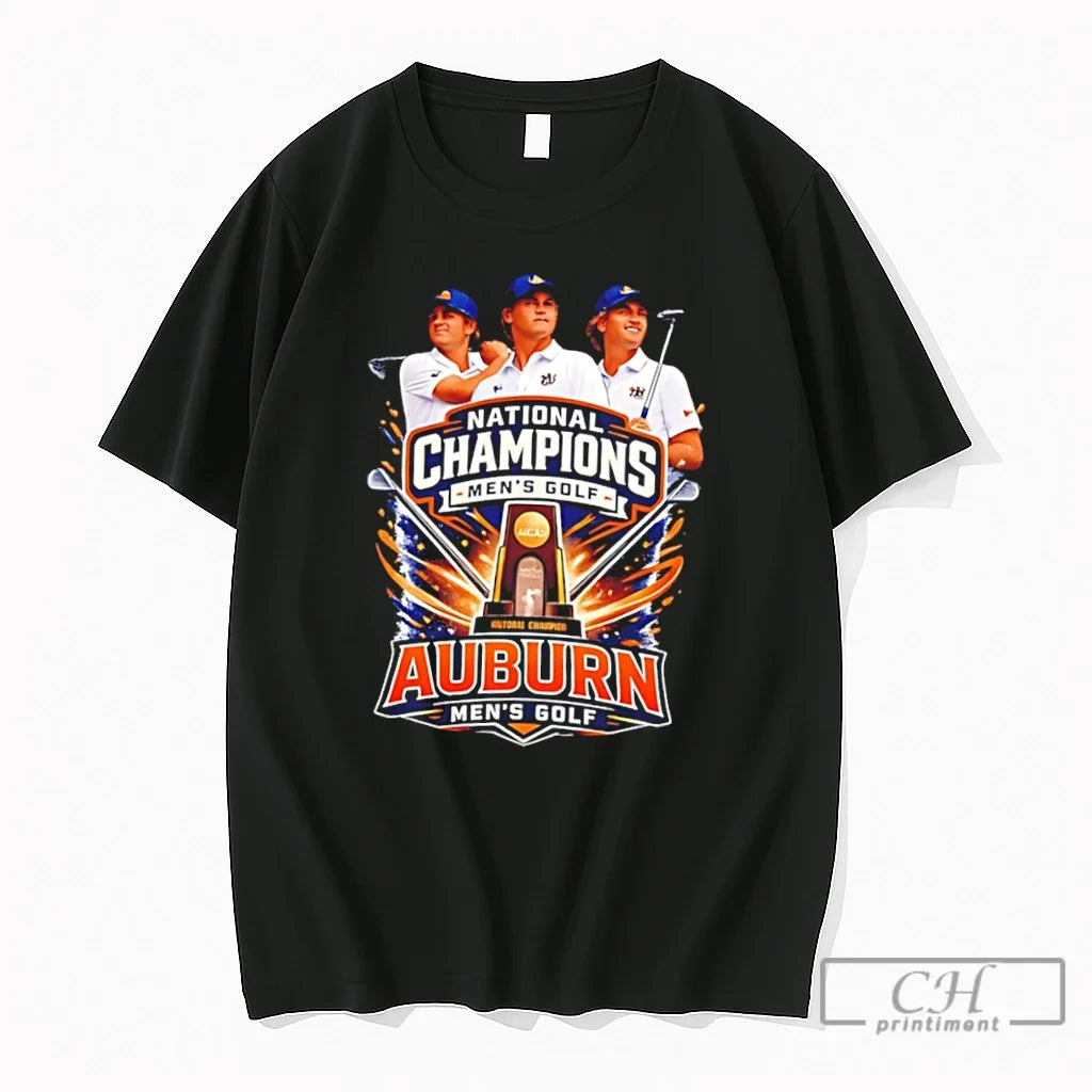 Premium Auburn Tigers Golf 2026 Ncaa National Champions Tee Unisex , , , Long Sleeve Tee