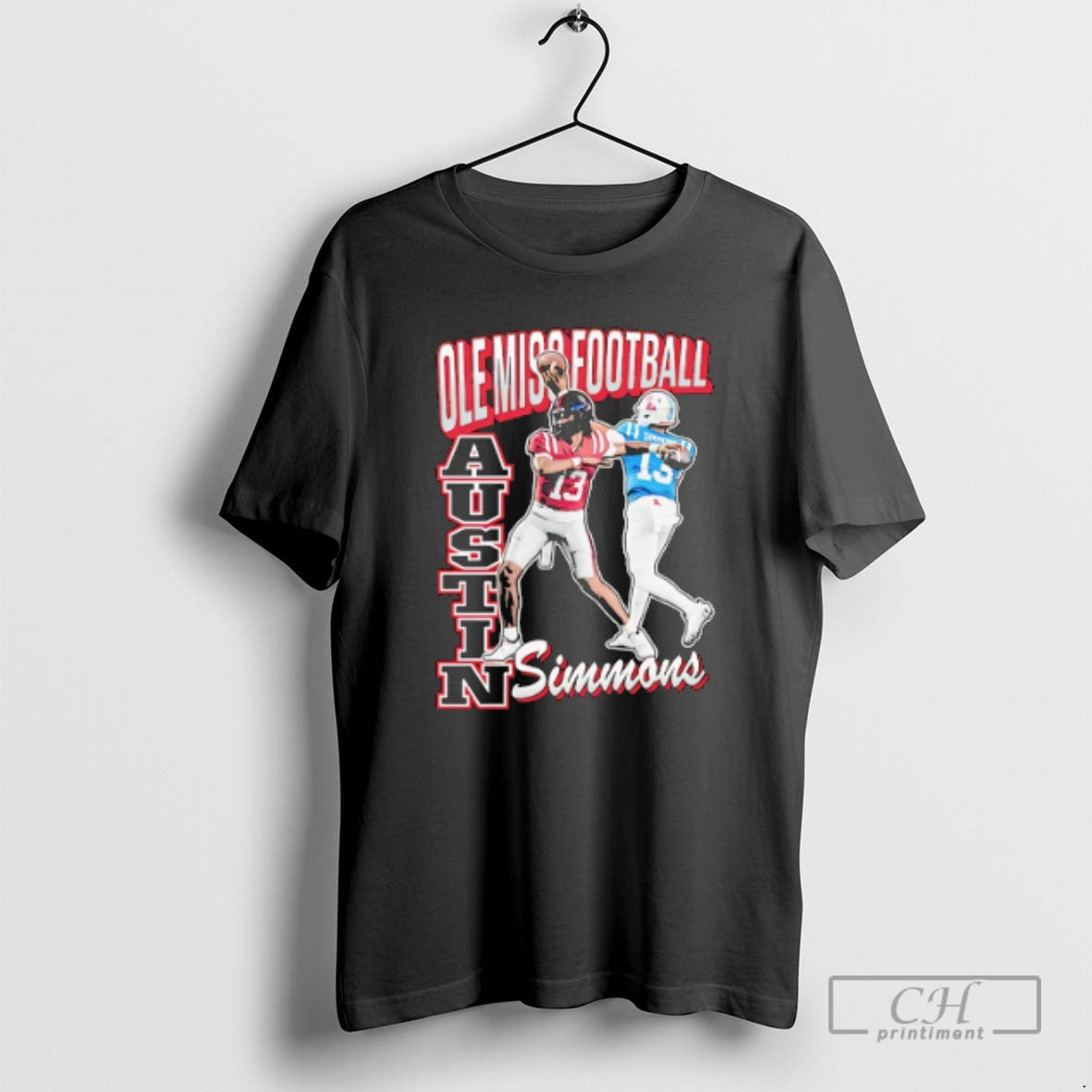 Premium Austin Simmons Ole Miss Football Retro Shirt Sweater