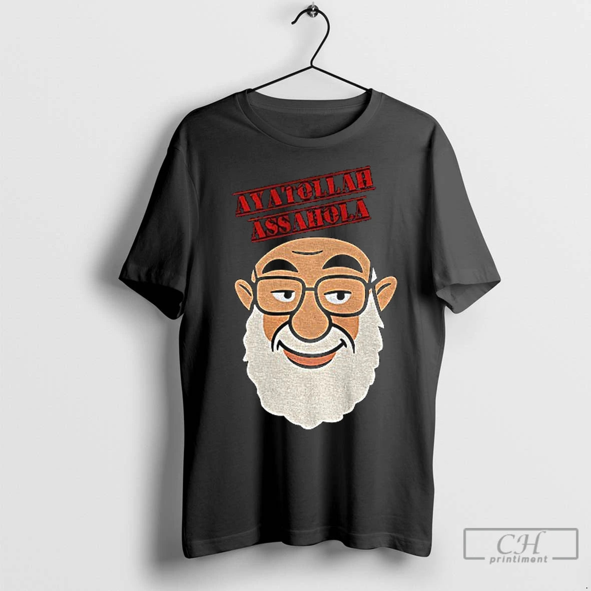 Premium Ayatollah Assahola Big Face Cartoon
