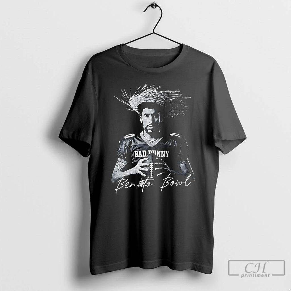 Premium Bad Bunny The Benito Bowl Show Bunny Bowl Halftime Show Football T Shirts Sweater