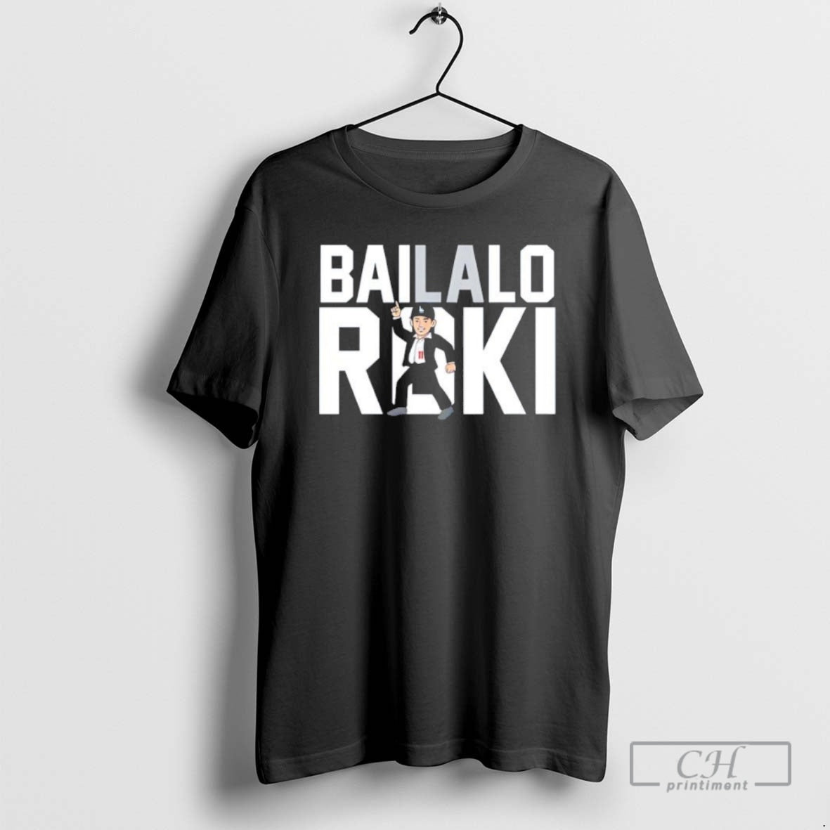 Premium Bailalo Roki Los Angeles Dodgers Black Shirt Sweater