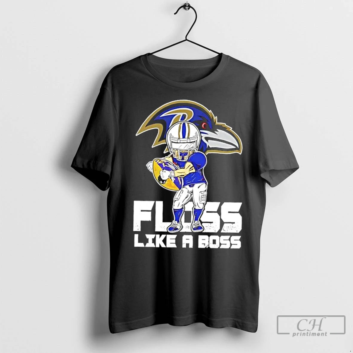Premium Baltimore Ravens Football Floss Like A Boss