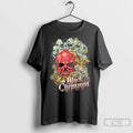 Premium Black Chrismas Seasons Greetings Skull