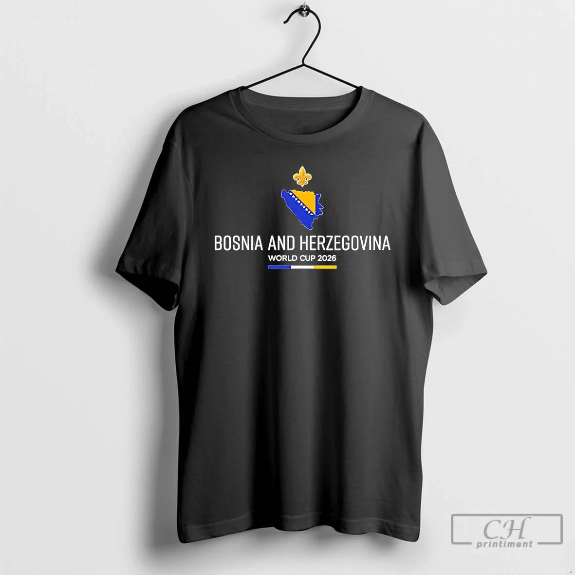 Premium Bosnia And Herzegovina Map World Cup 2026 Unisex , , , Long Sleeve Tee