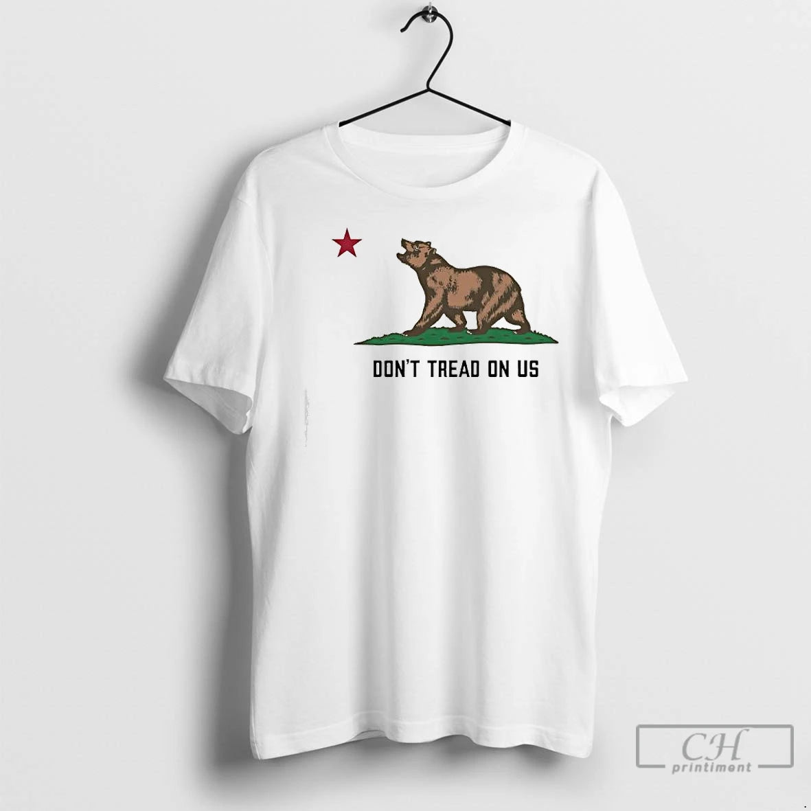 Premium California Bear Flag Parody Dont Tread On Us Bumper