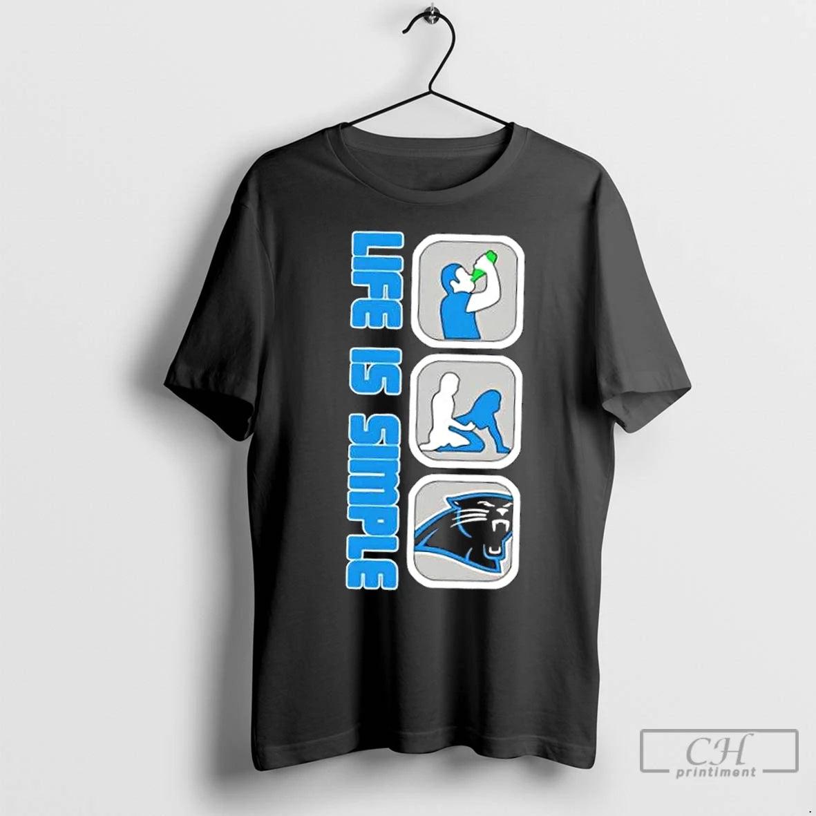 Premium Carolina Panthers Football Life Is Simple