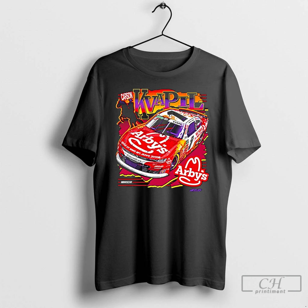 Premium Carson Kvapil Jr Motorsports Team Apparel Black Arbys