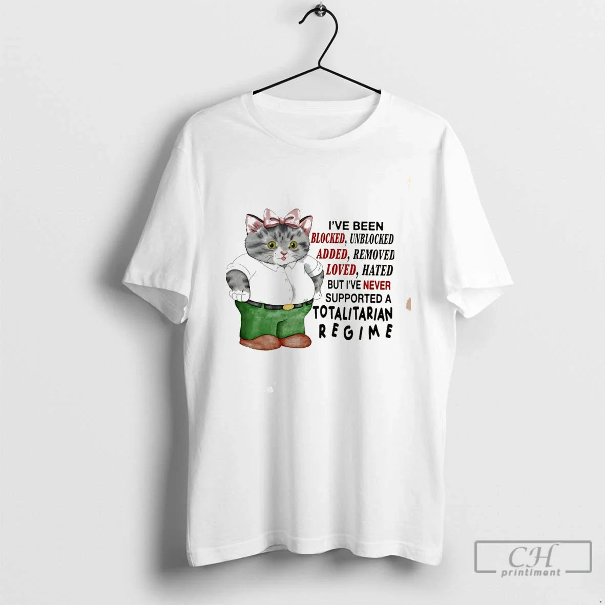 Premium Cat Ive Been Blocked Unblocked Added Removed Loved Tee Unisex , , , Long Sleeve Tee