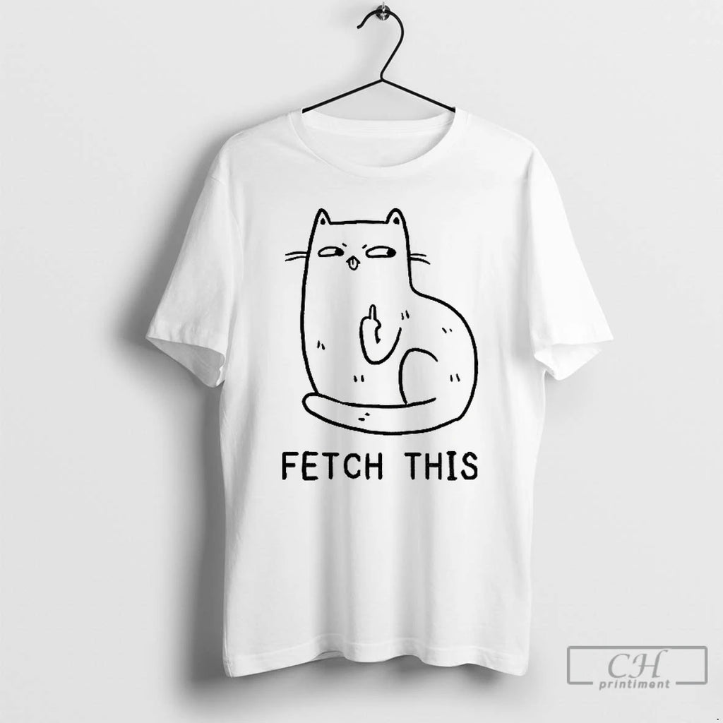 Premium Cat Middle Finger Fetch This Meme