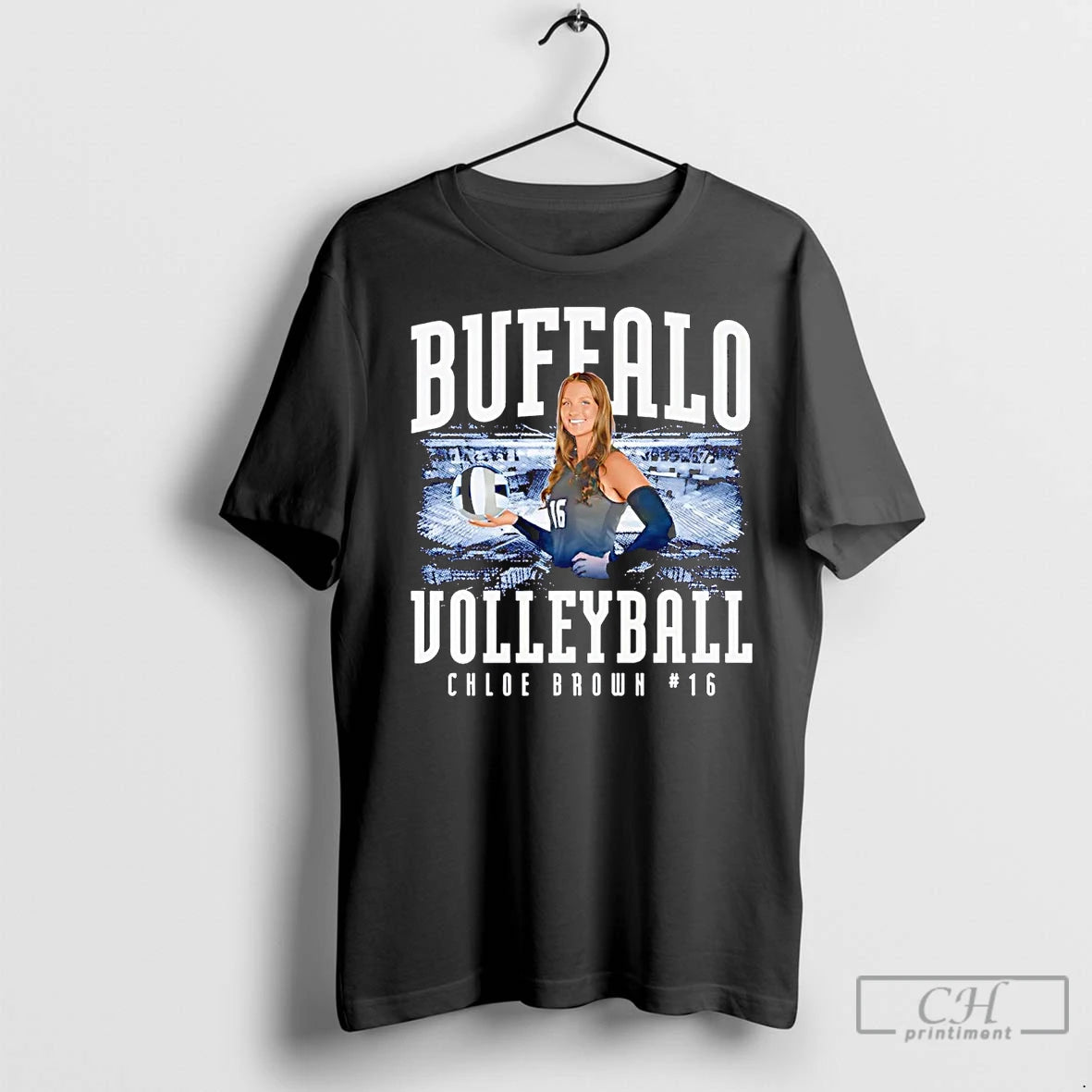 Premium Chloe Brown Illustrated Buffalo Bulls