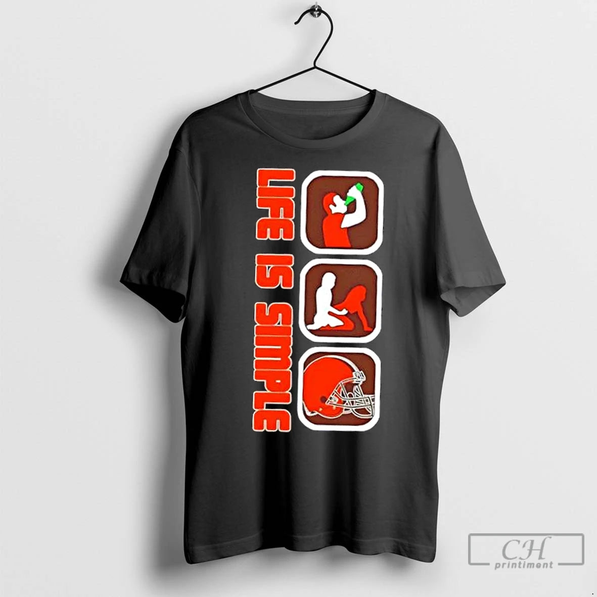 Premium Cleveland Browns Football Life Is Simple