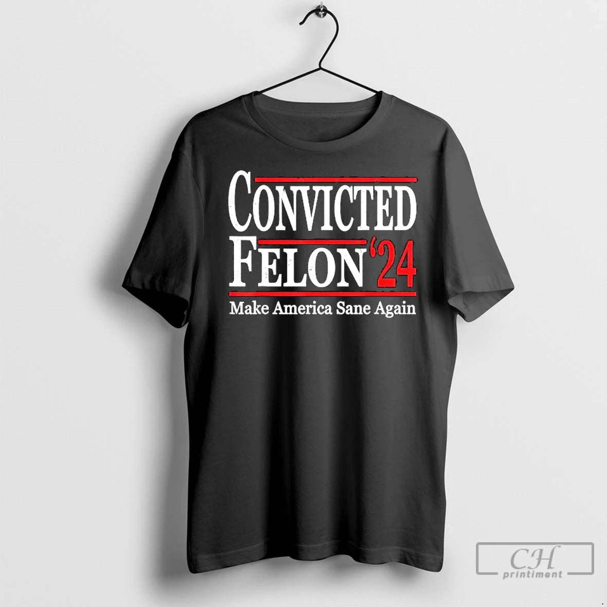 Premium Convicted Felon 2024 Make America Sane Again Trump
