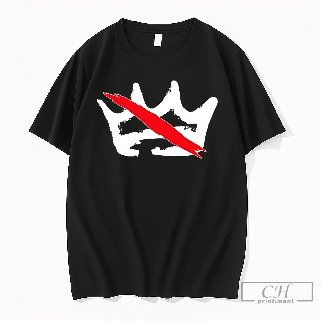 Premium Crown Silhouette No Kings No Fascists 2026 Unisex , , , Long Sleeve Tee