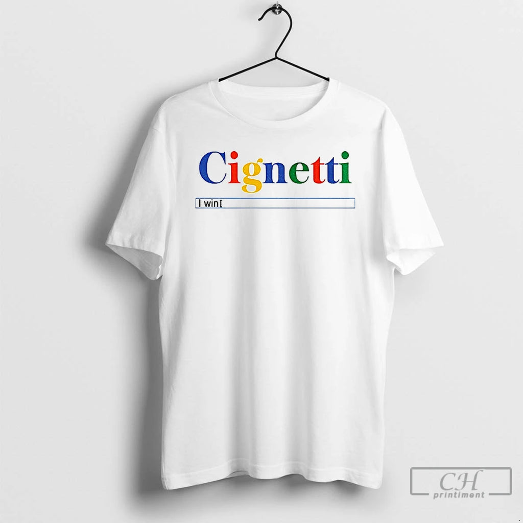 Premium Curt Cignetti Football Google I Win Cignetti I Win Search Bar T Shirts Sweater