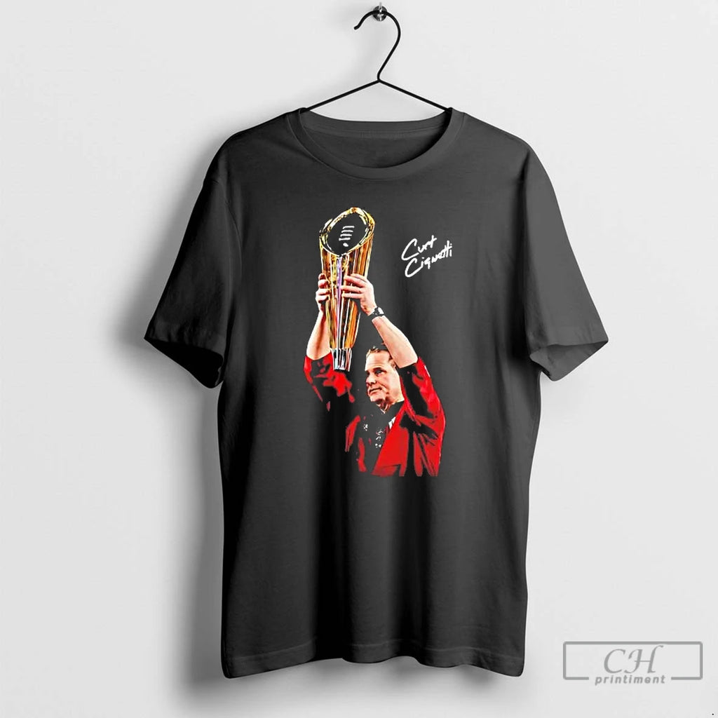 Premium Curt Cignetti Celebration Trophy Google Me National Champions