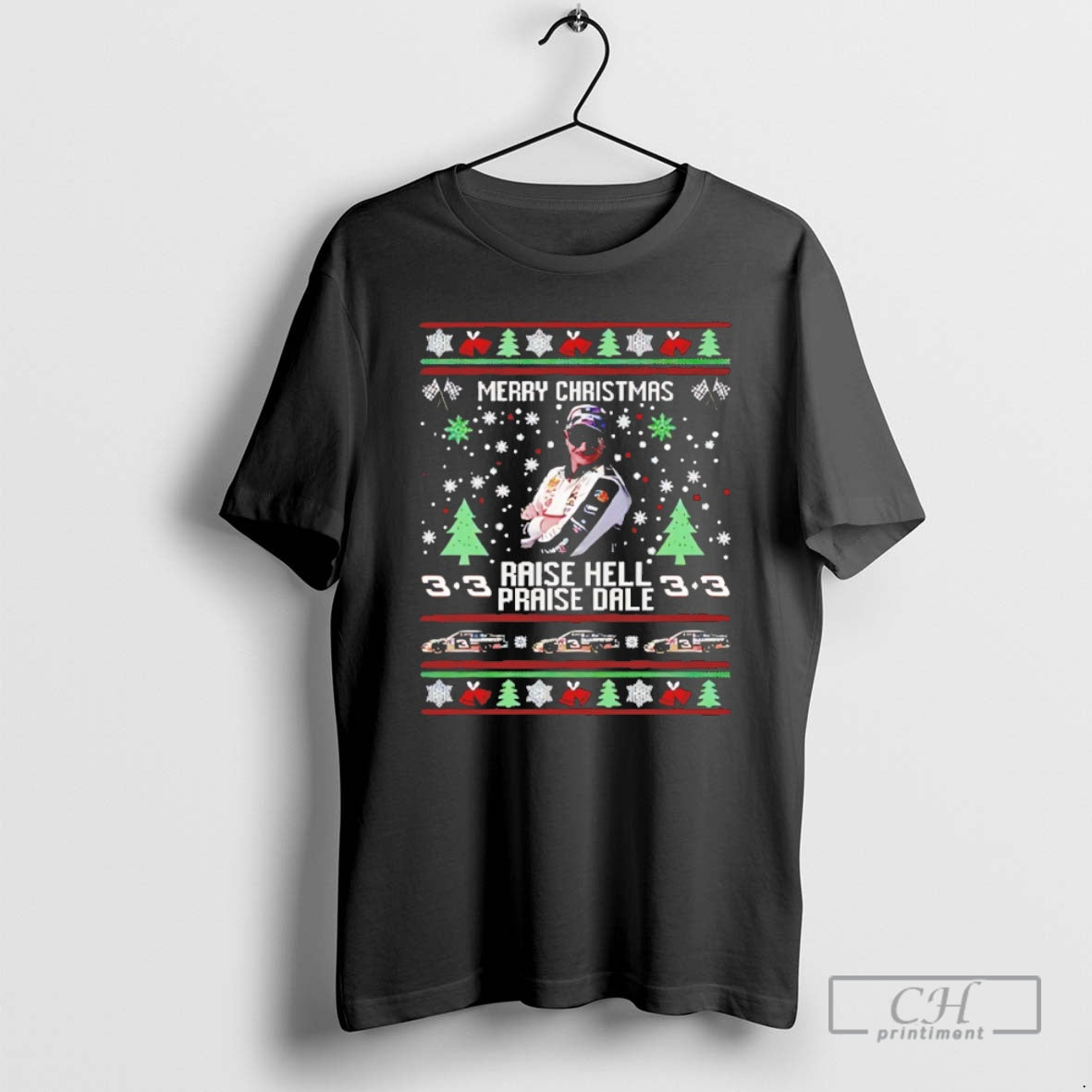 Premium Dale Earnhardt Merry Christmas Raise Hell Praise Shirt Sweater