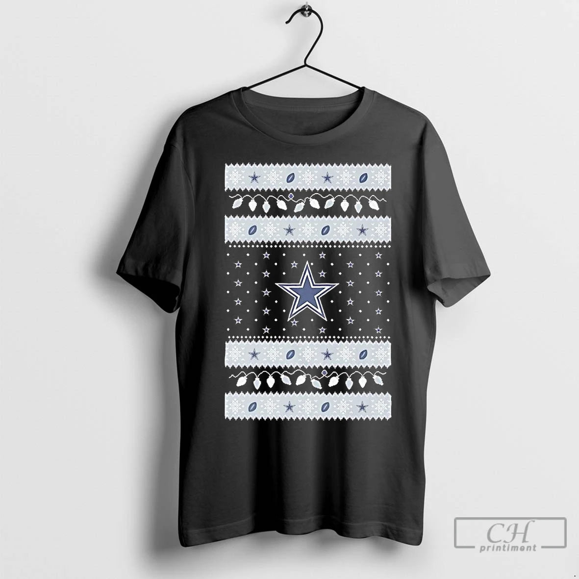 Premium Dallas Cowboys Ugly Christmas Light