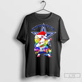Premium Dallas Cowboys X Unicorn Santa Hat Dabbing Merry Christmas