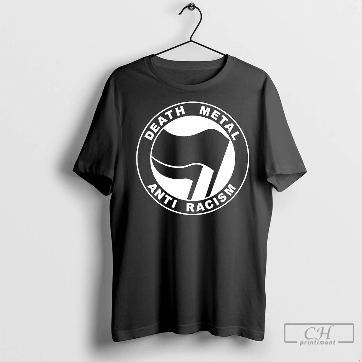 Premium Death Metal Anti Racism Anti Fascist Action Antifa Logo