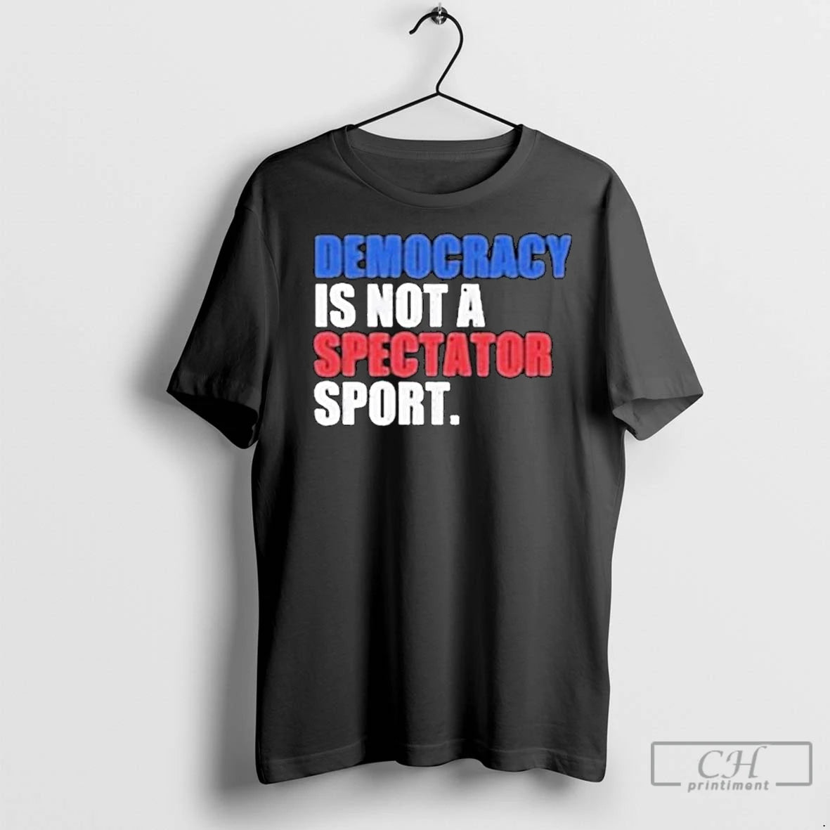 Premium Democracy Is Not A Spectator Sport Game Seven 2025 Champions Long Sleve