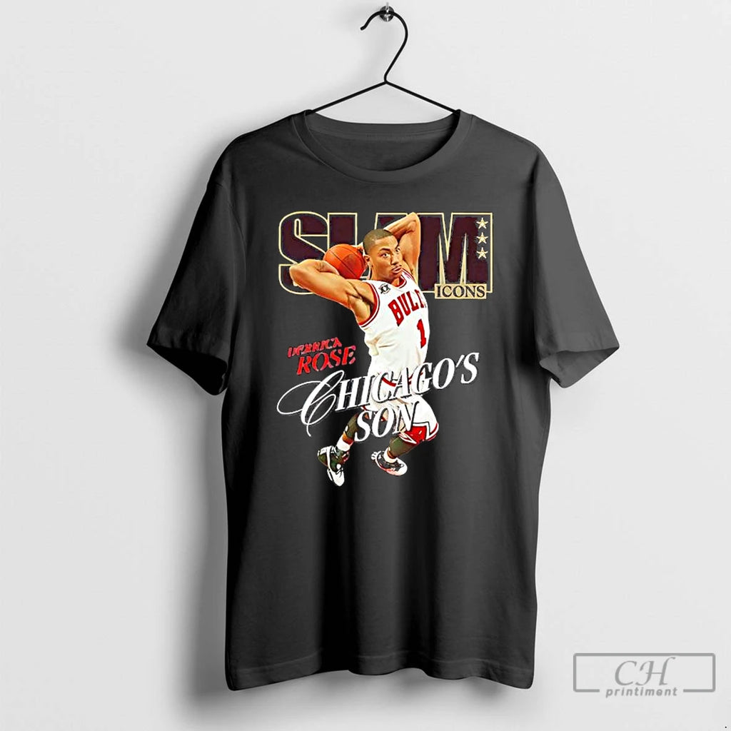 Premium Derrick Rose Chicago Son Slam Icons Graphic