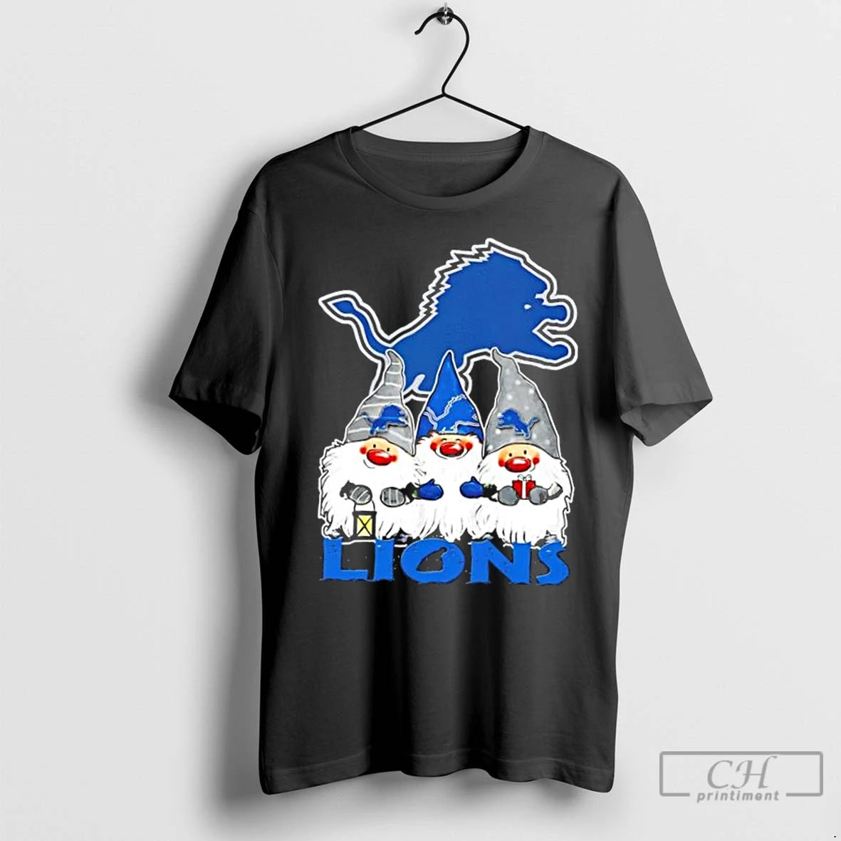 Premium Detroit Lions X Gnomes Xmas Christmas