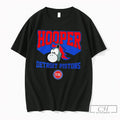 Premium Detroit Pistons Hooper The Mascot Vintage Tee Unisex , , , Long Sleeve Tee