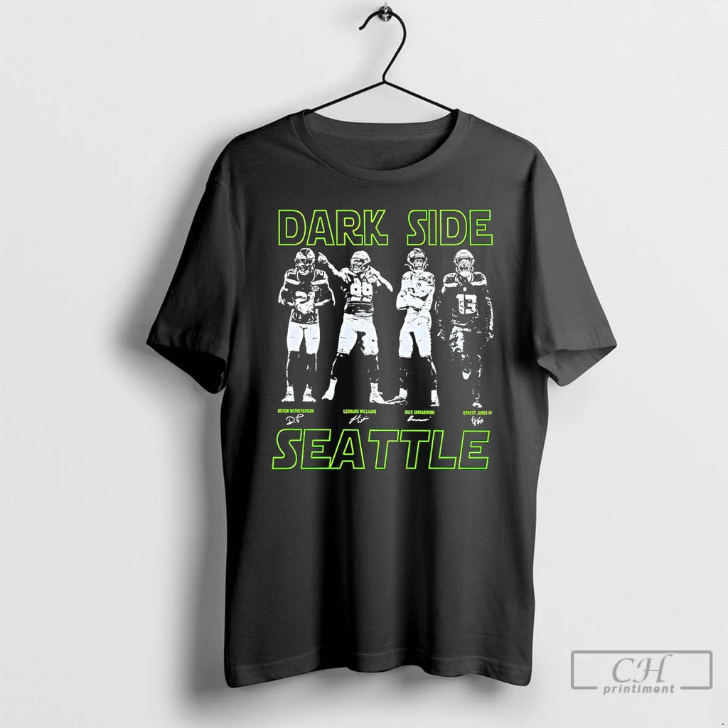 Premium Devon Witherspoon Leonard Williams Nick Emnanwori And Ernest Jones Iv Dark Side Defense Seattle