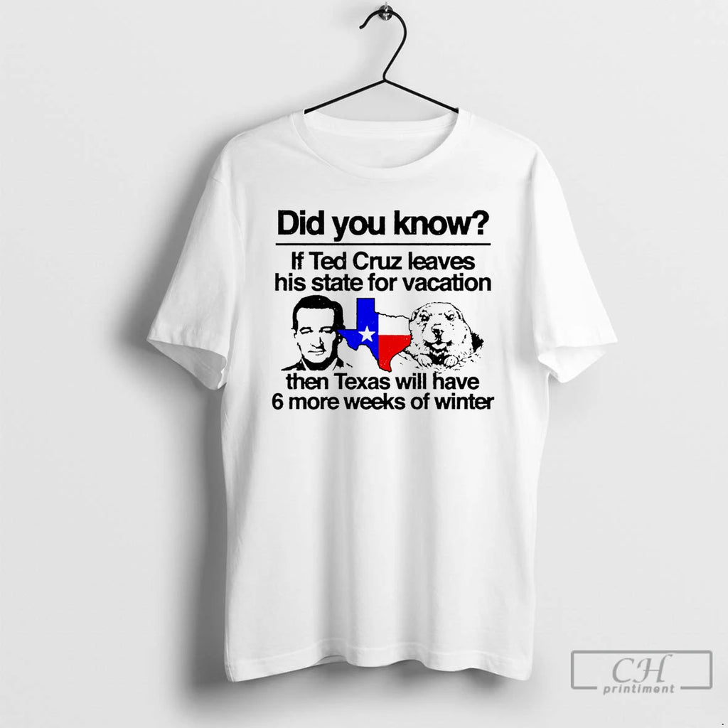 Premium Did You Know If Ted Cruz Leaves His State For Vacation Then Texas Will