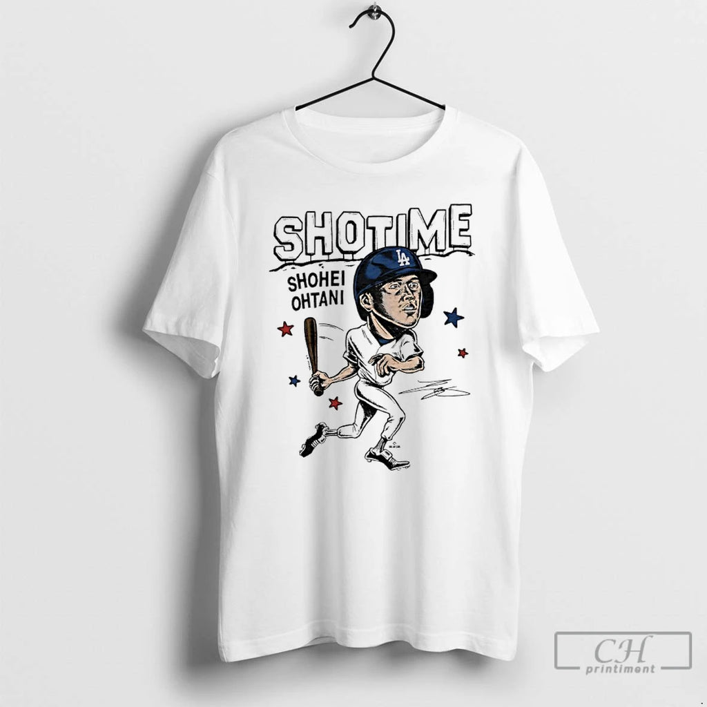 Premium Dodgers Shohei Ohtani Hollywood Signature Caricature