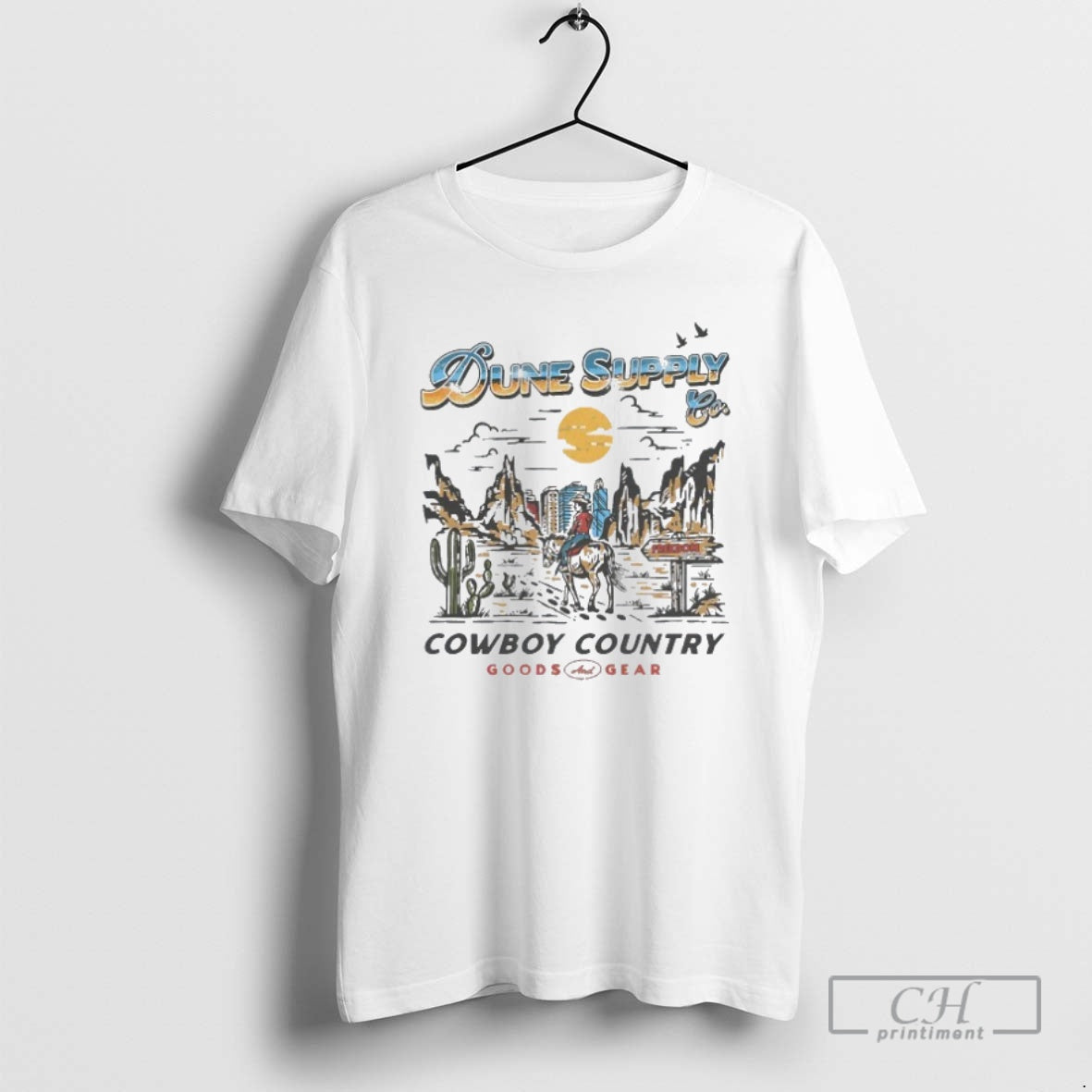 Premium Dune Supply Co Cowboy Country Good And Gear Shirt Sweater
