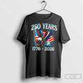 Premium Eagle Flag 250 Years 1776 2026 250th Birthday