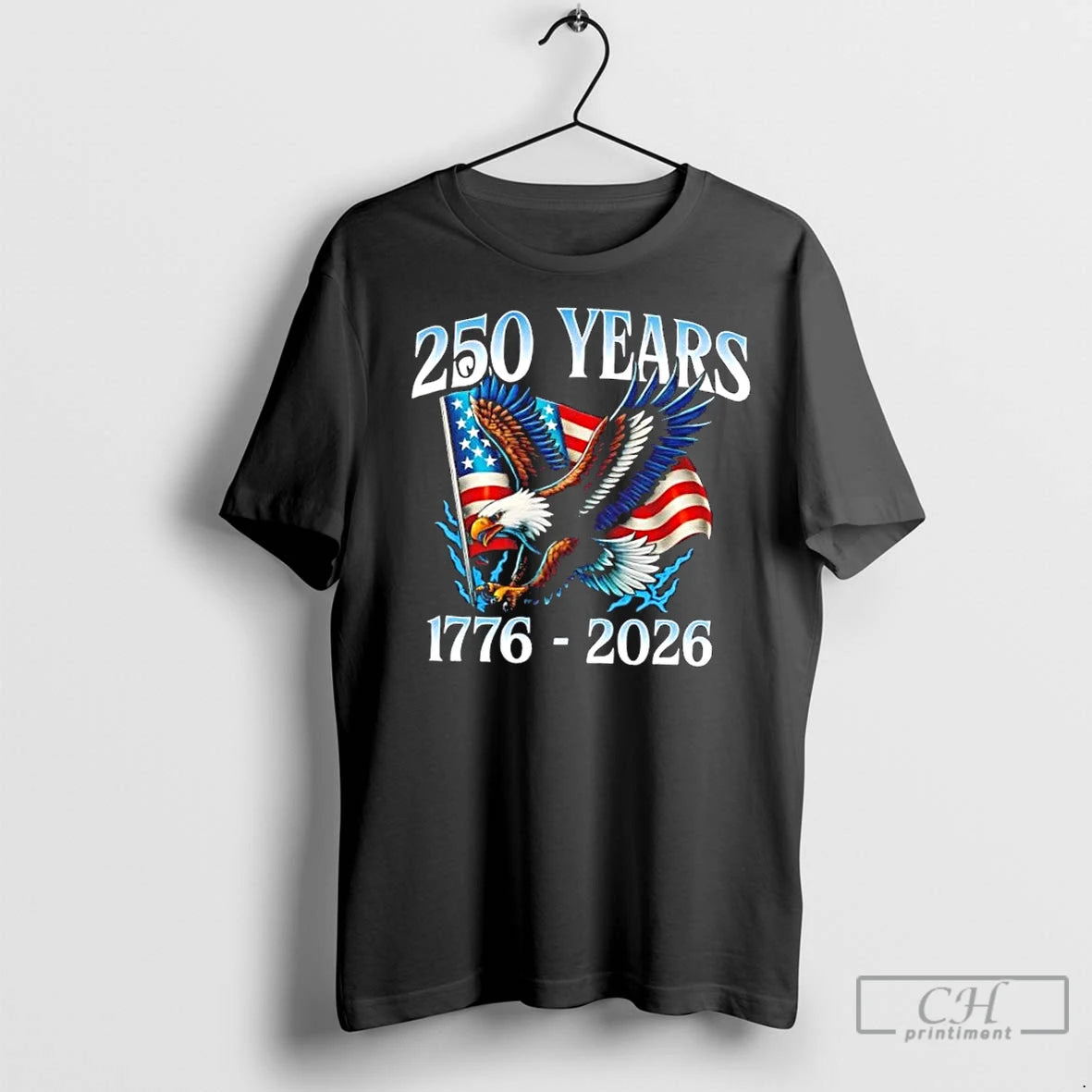 Premium Eagle Flag 250 Years 1776 2026 250th Birthday