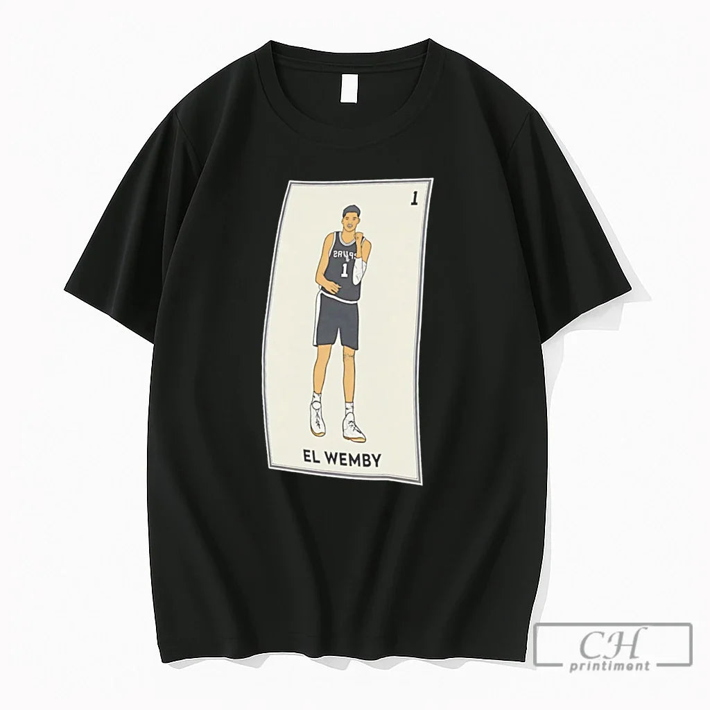 Premium El Wemby San Antonio Spurs Wembanyama Tee Unisex , , , Long Sleeve Tee