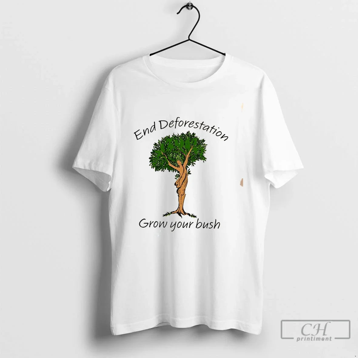 Premium End Deforestation Grow Your Bush Tee Unisex , , , Long Sleeve Tee