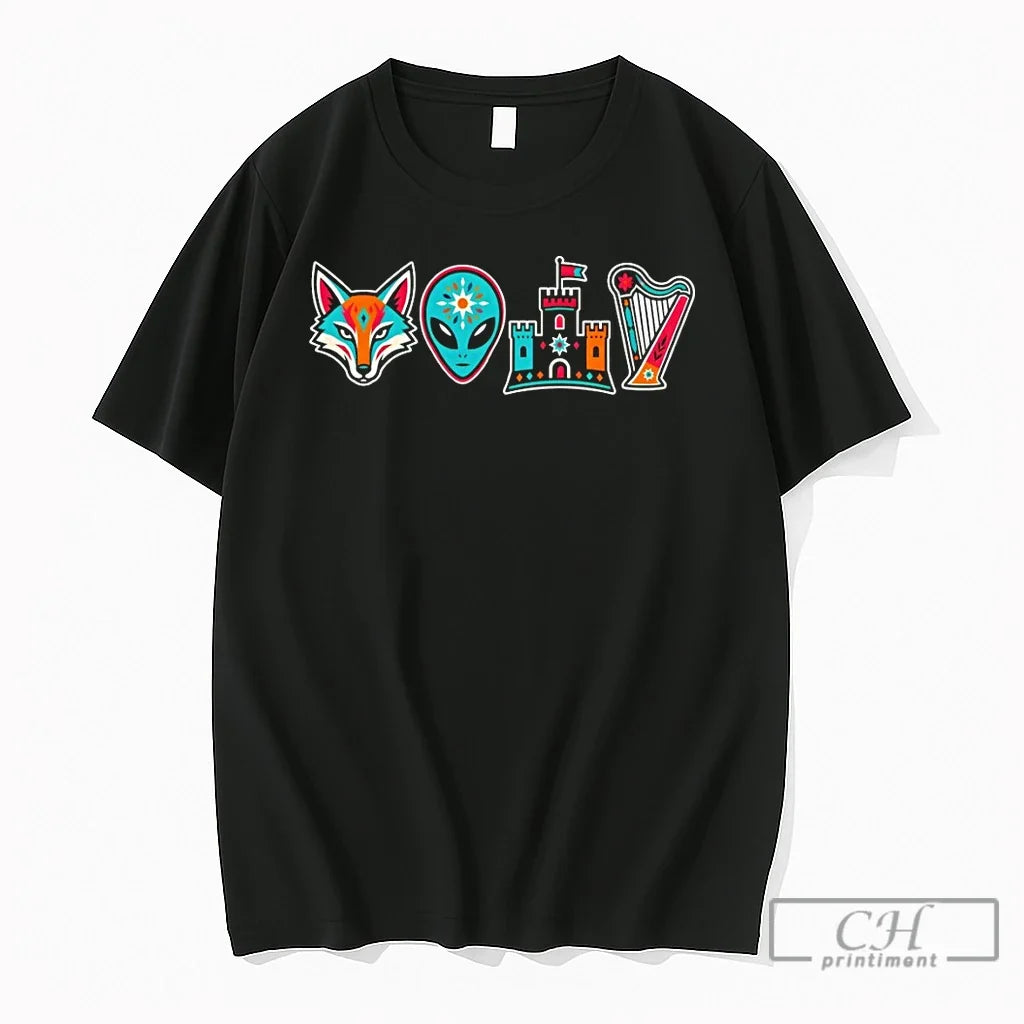 Premium Fox Alien Castle Harp San Antonio Spurs Basketball Nba Game Day 2026 T Shirts Unisex , , , Long Sleeve Tee