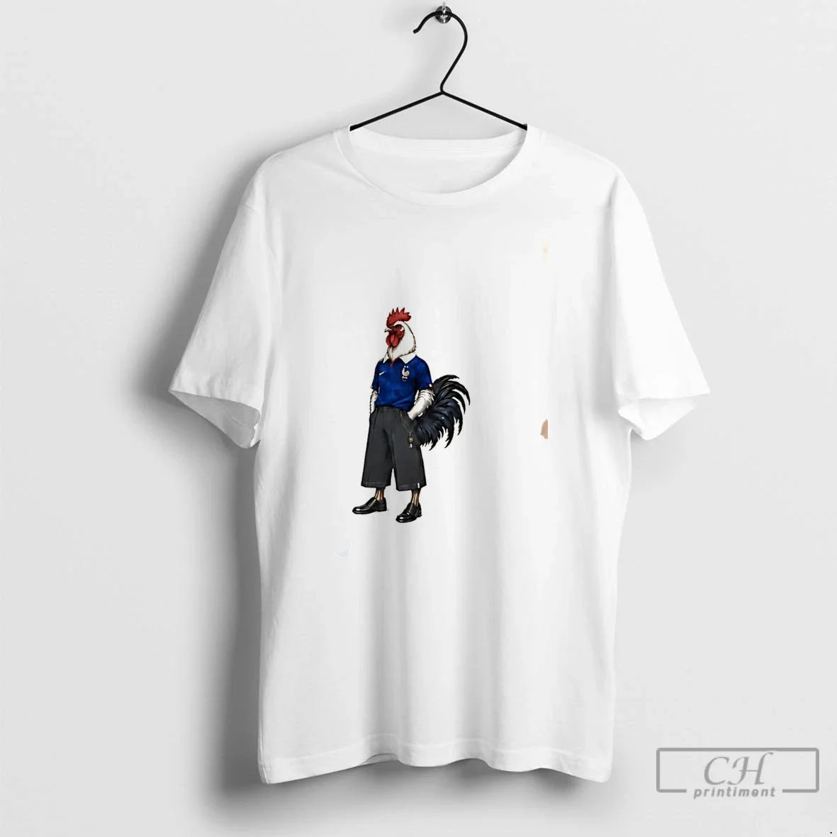 Premium France Le Coq World Cup Mascot Tee Unisex , , , Long Sleeve Tee