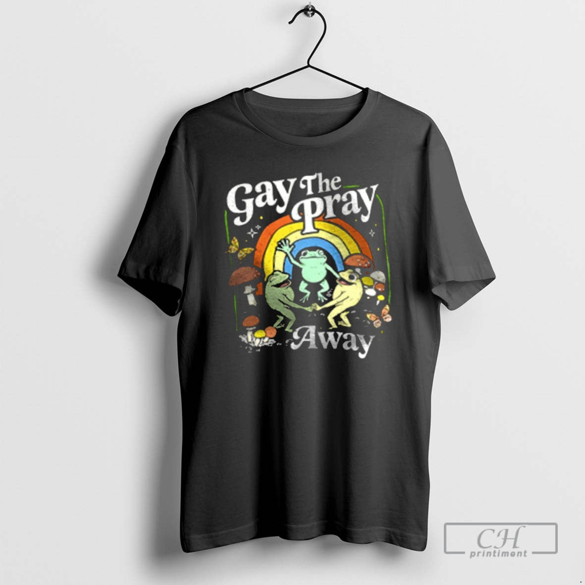 Premium Frog Gay The Pray Away Shirt Sweater