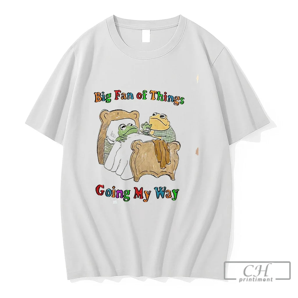 Premium Frog Big Fan Of Things Going My Way Tee Unisex , , , Long Sleeve Tee