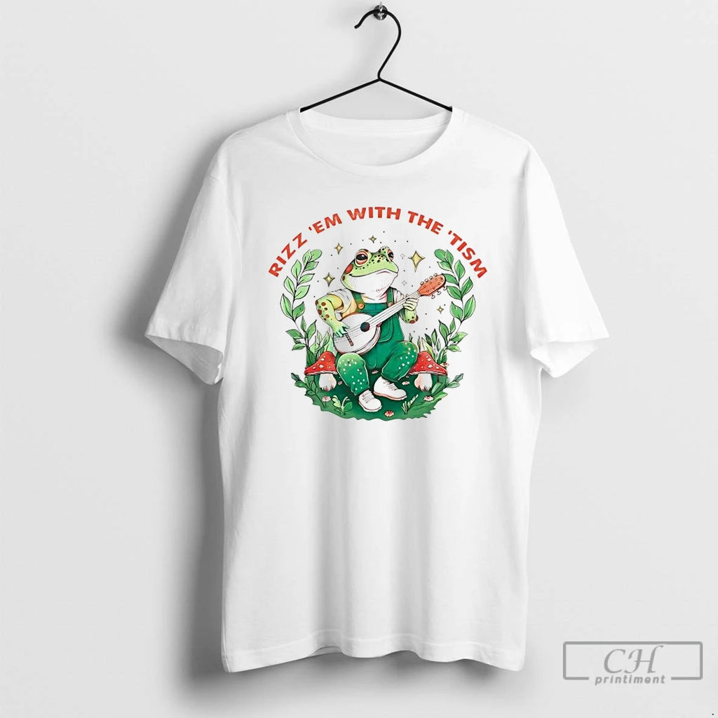 Premium Frog Rizz Em With The Tism