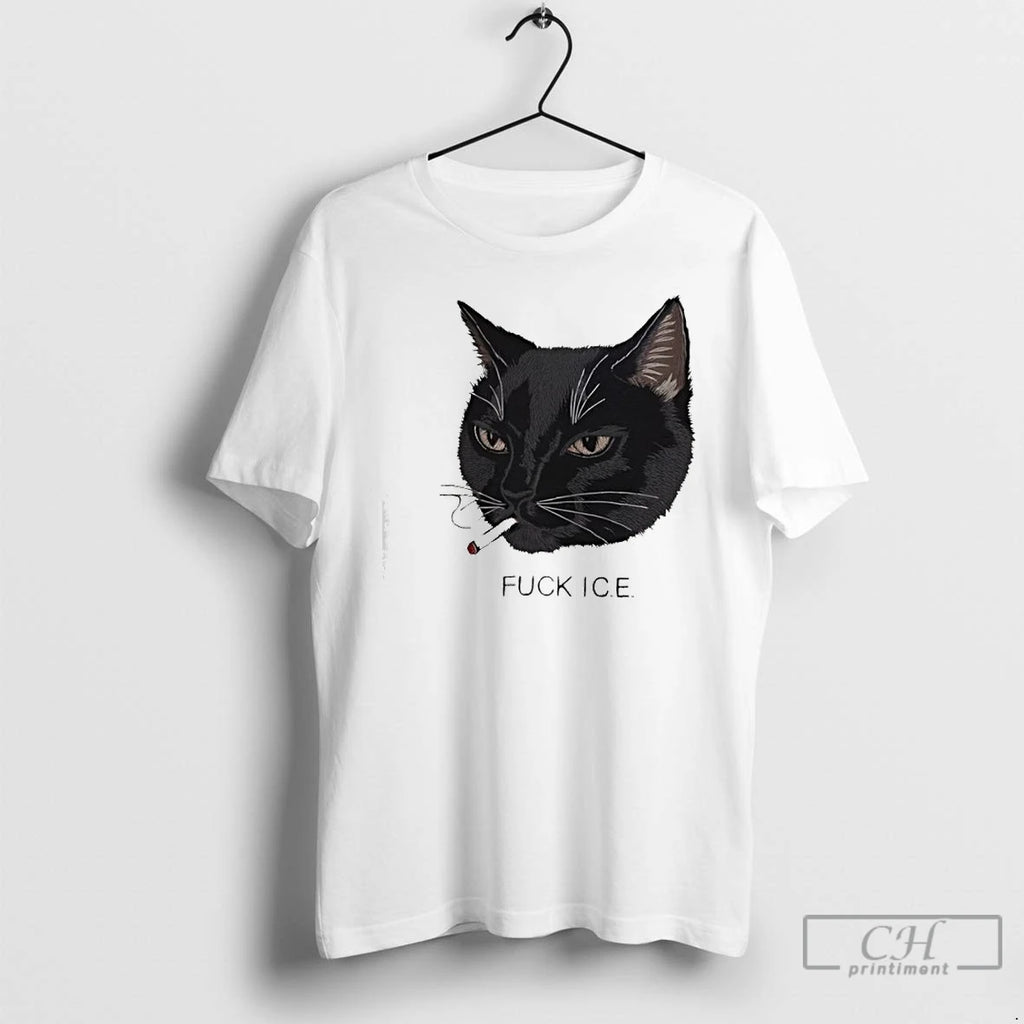 Premium Fuck Ice Smoking Cat